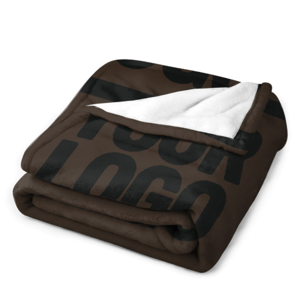 Custom Brown Black Blanket