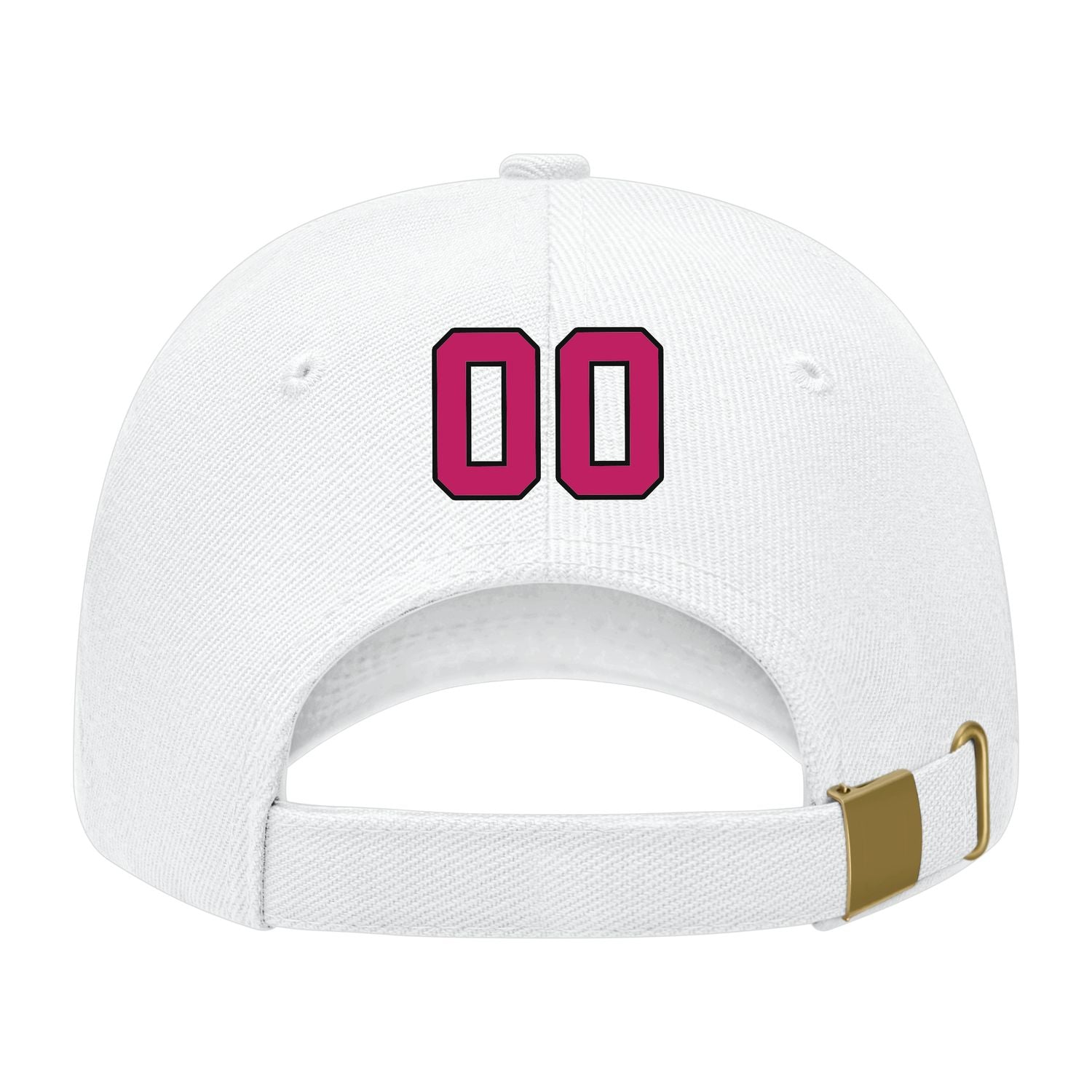 Custom White Light Pink Hat 02B21713