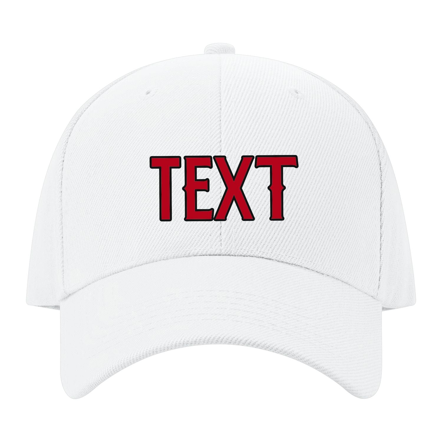 Custom White Crimson Red Hat 02B21714