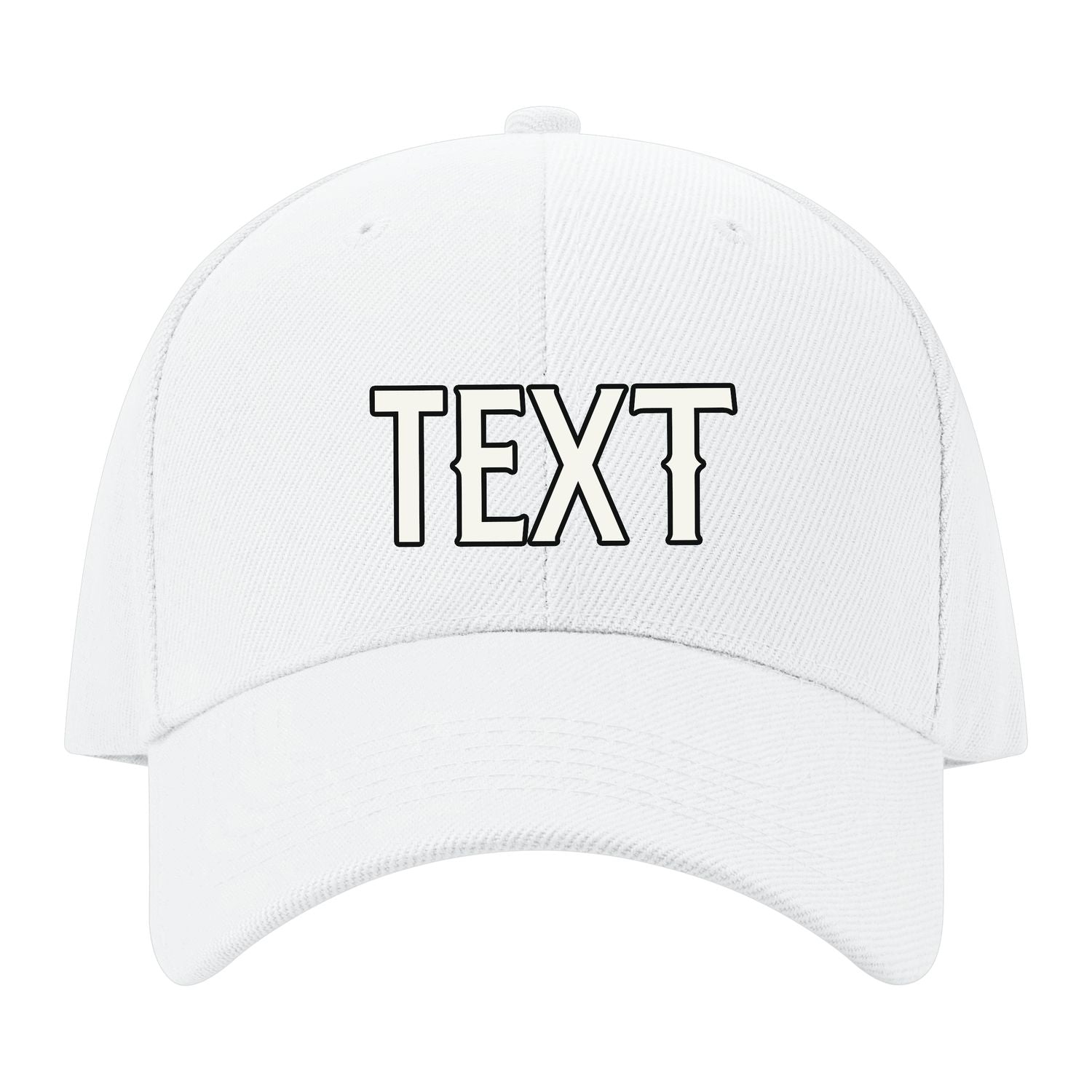 Custom White Pale Ice Blue Hat 02B21718