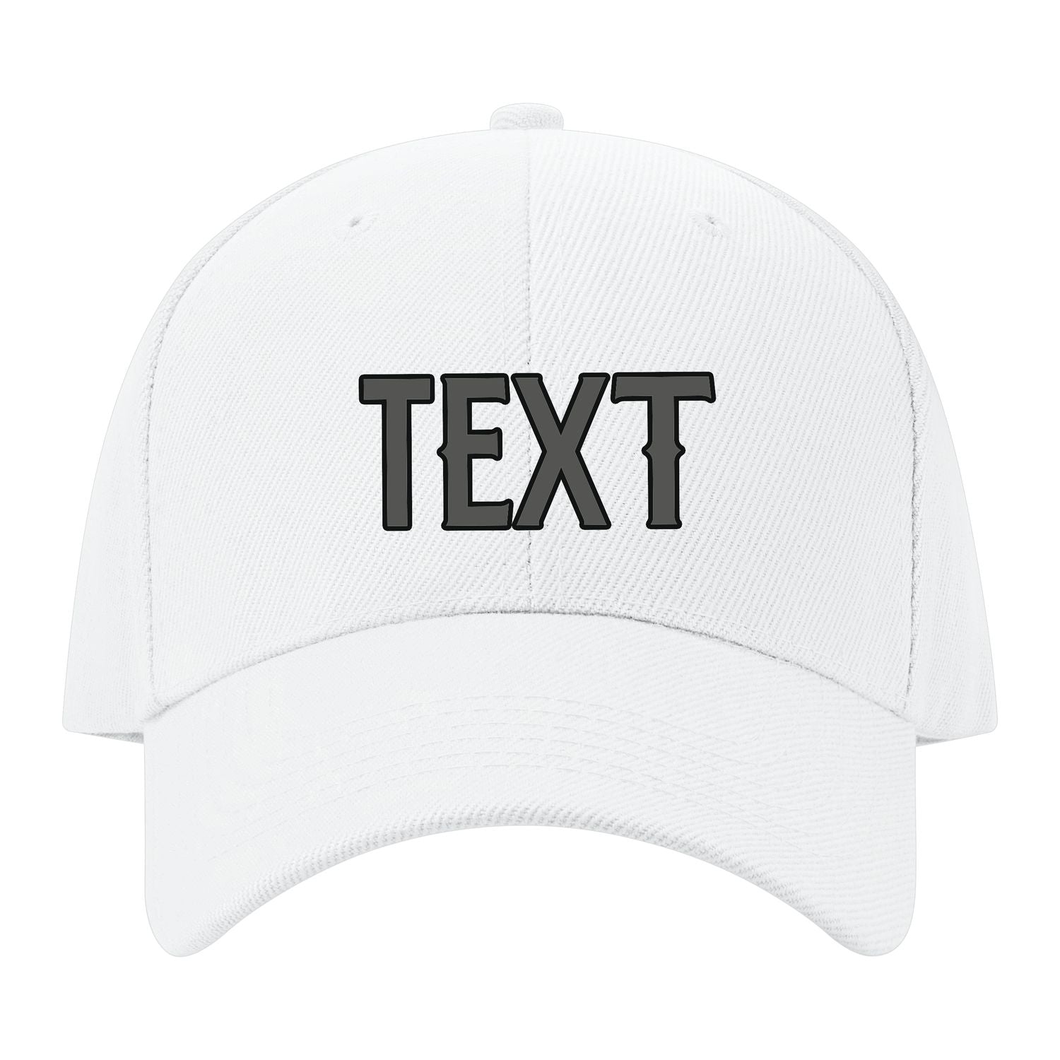 Custom White Orange Hat 02B21720