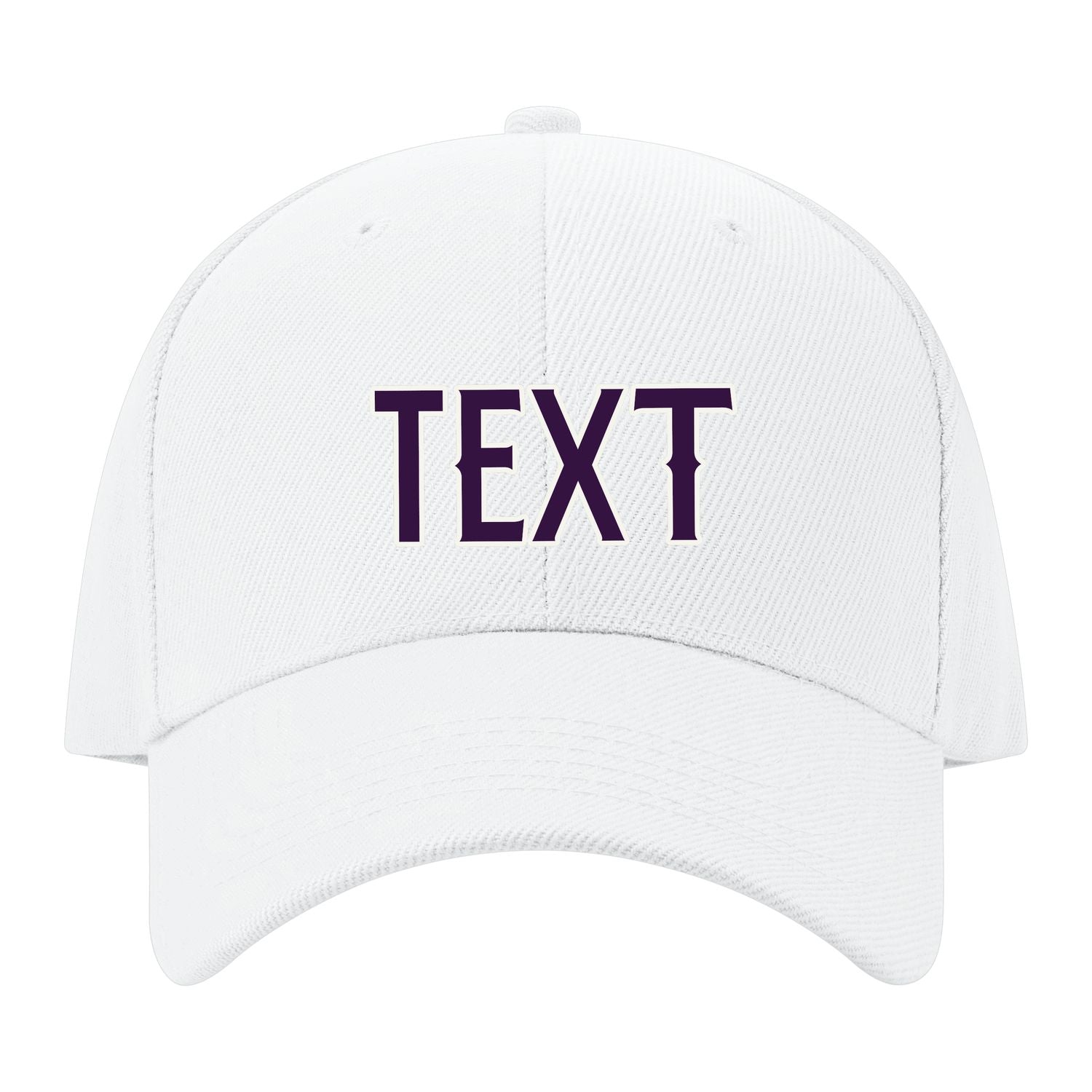 Custom White Gray Hat 02B21807