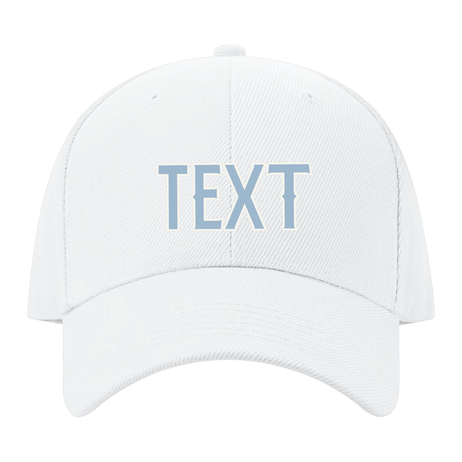 Custom White Dark Grey Hat 02B21808