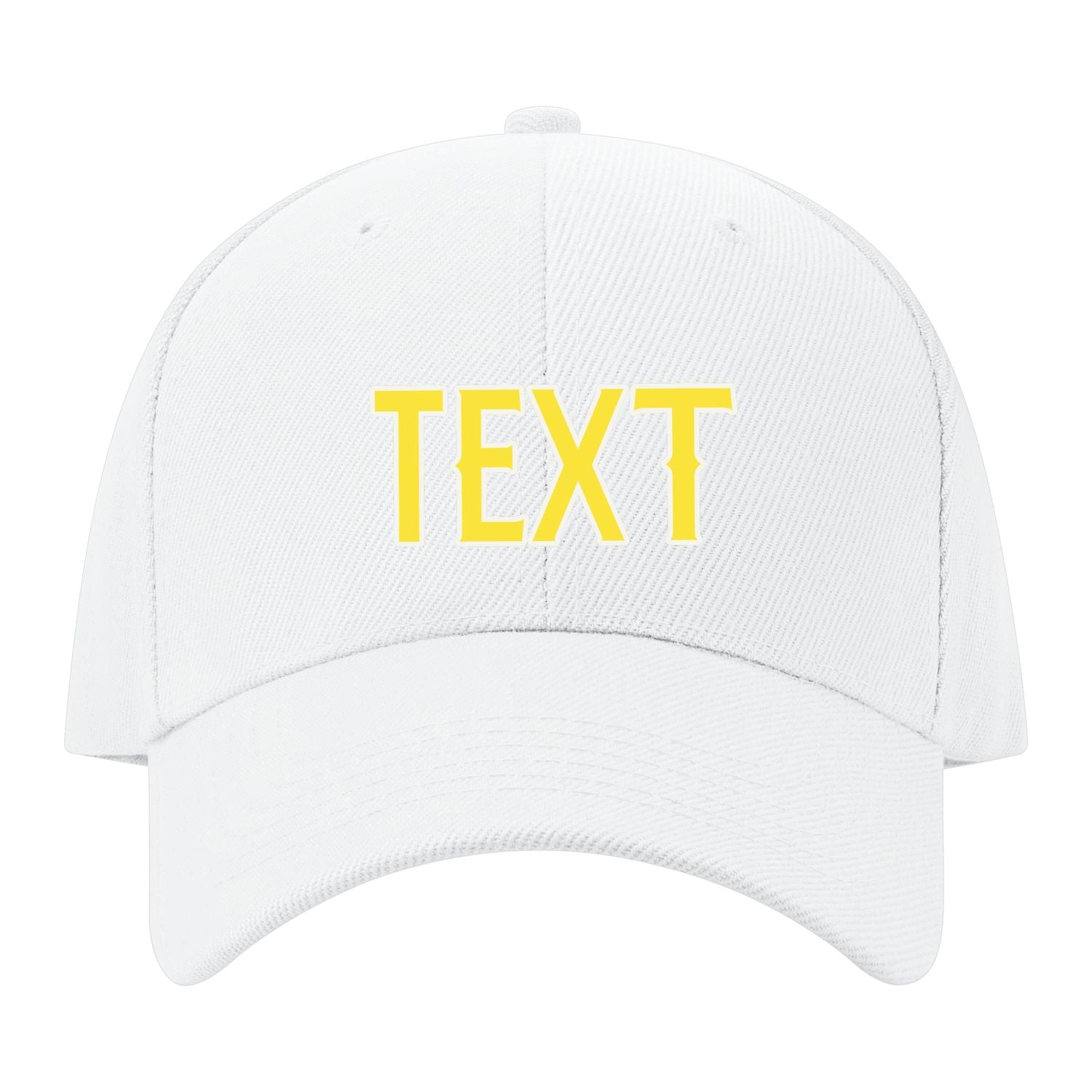 Custom White Light Coral Red Hat 02B21826