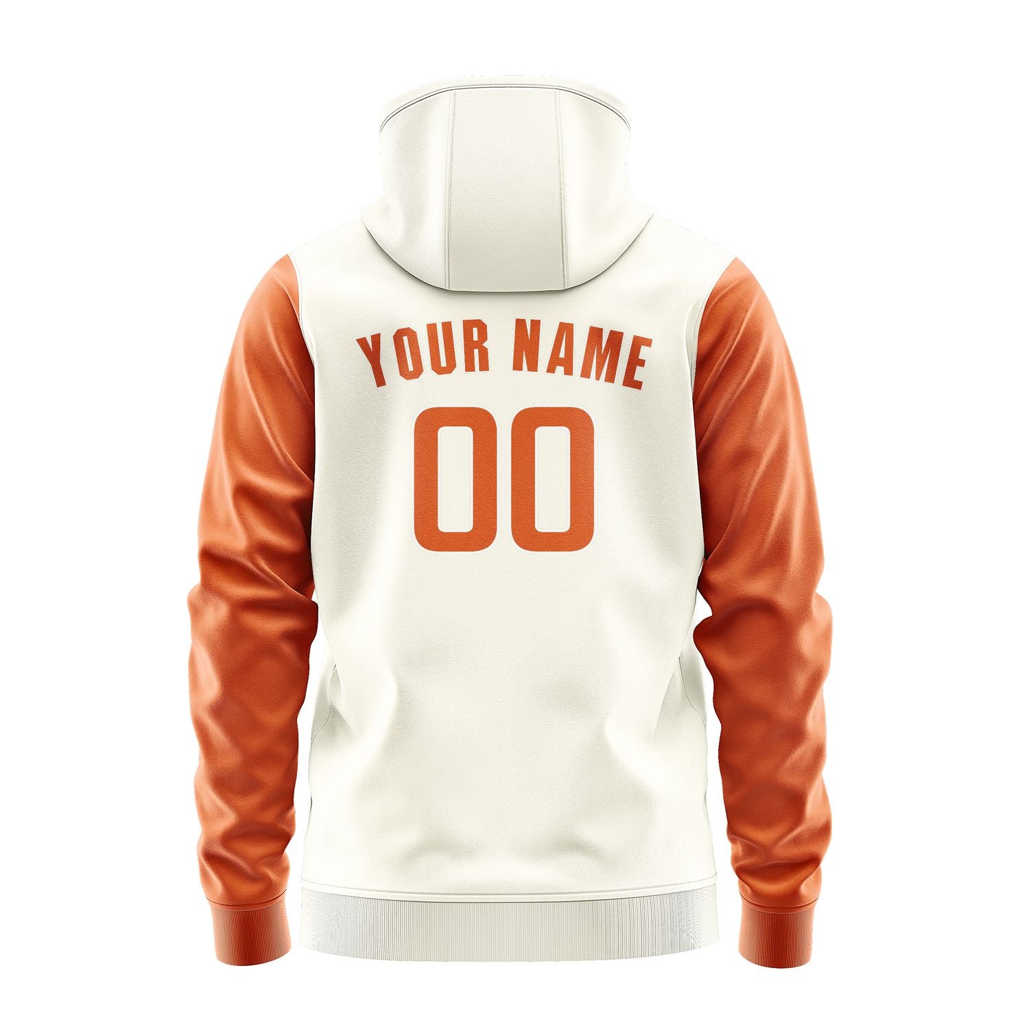 Custom Cream Orange Hoodie 0303282803B31828