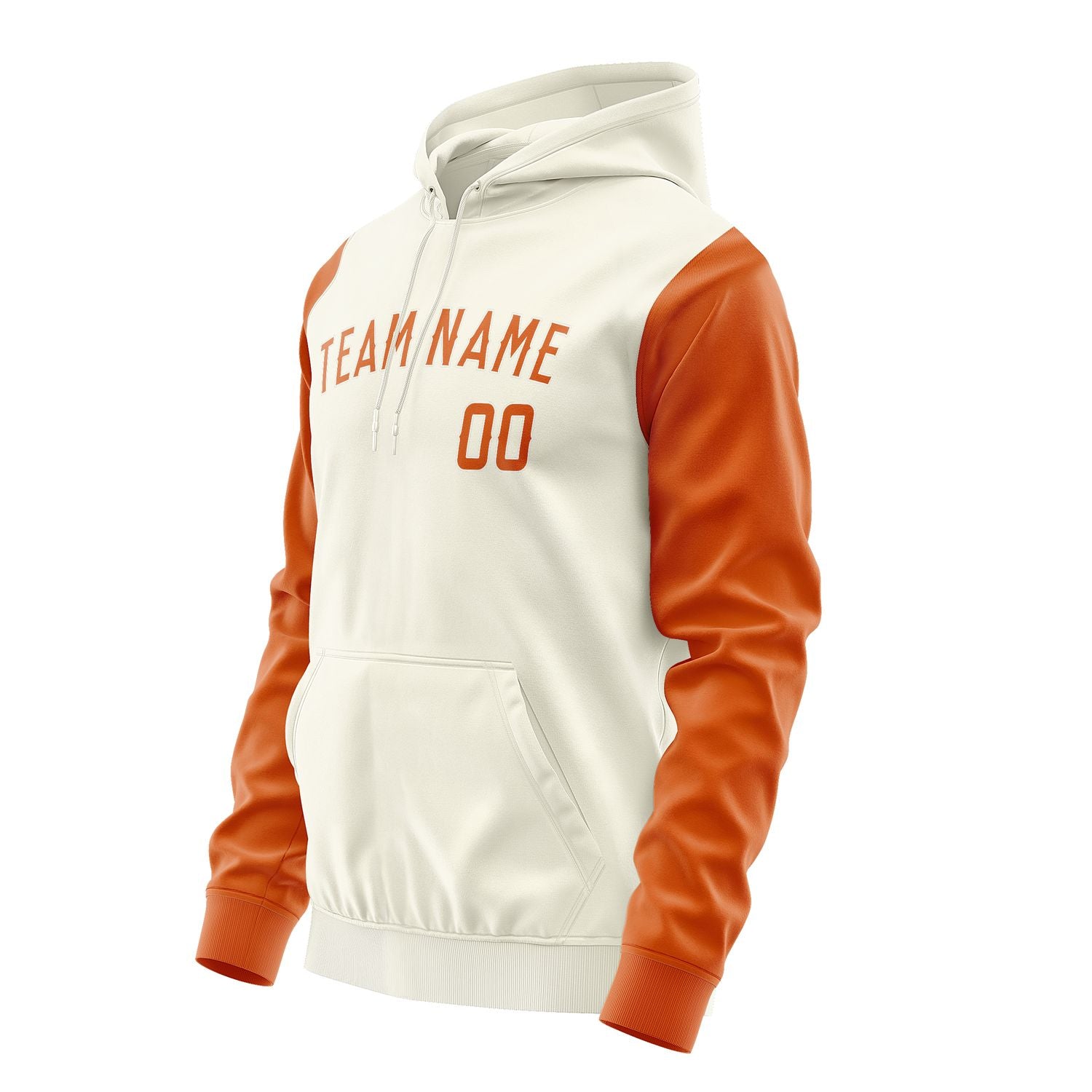 Custom Cream Orange Hoodie 0303282803B31828