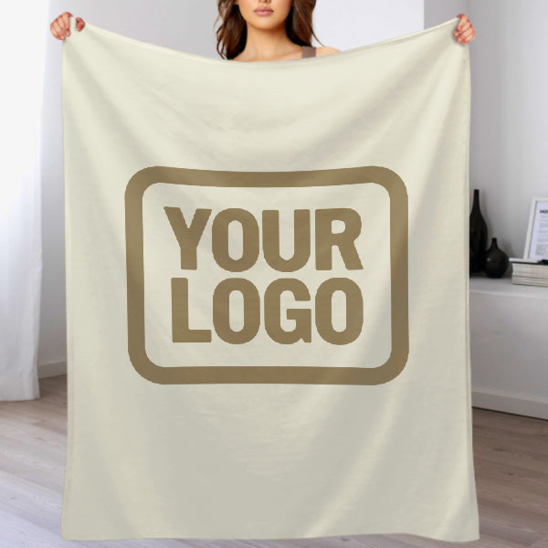 Custom Beige Light Khaki Blanket