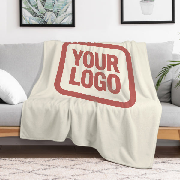 Custom Beige Copper Rose Blanket