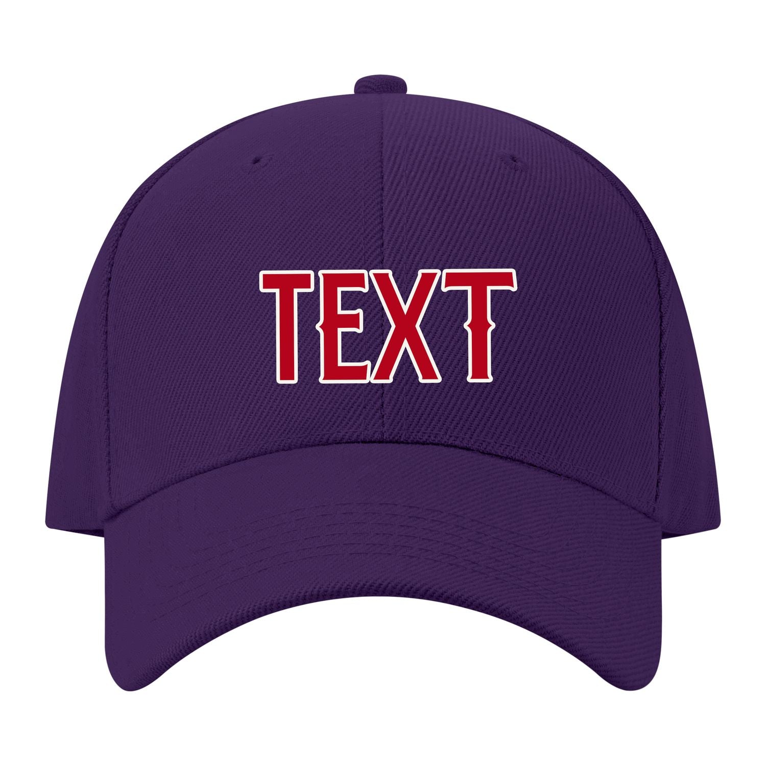 Custom Light Purple Crimson Red Hat 03B21814