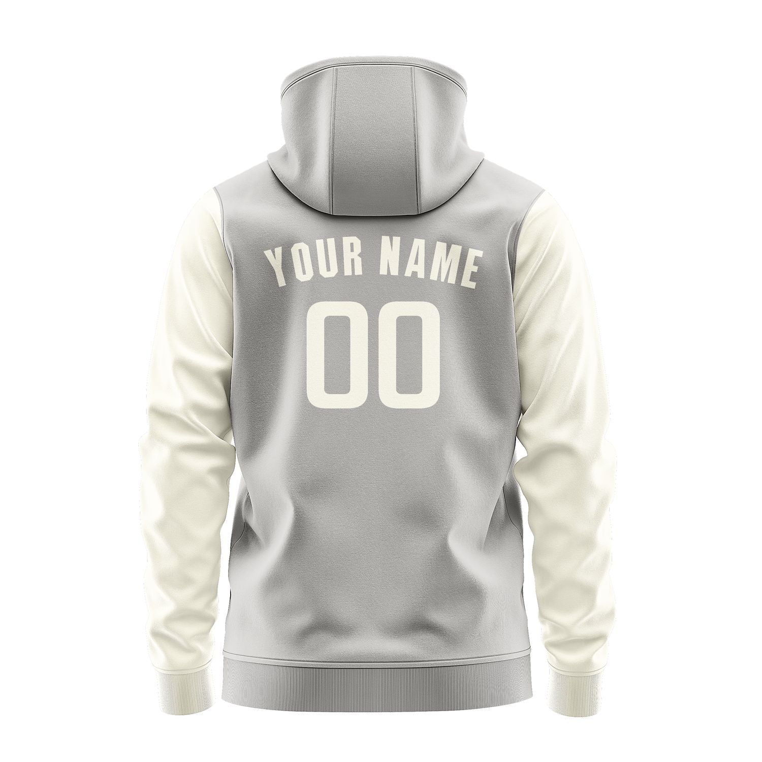 Custom Gray Cream Hoodie 0404030304B31803