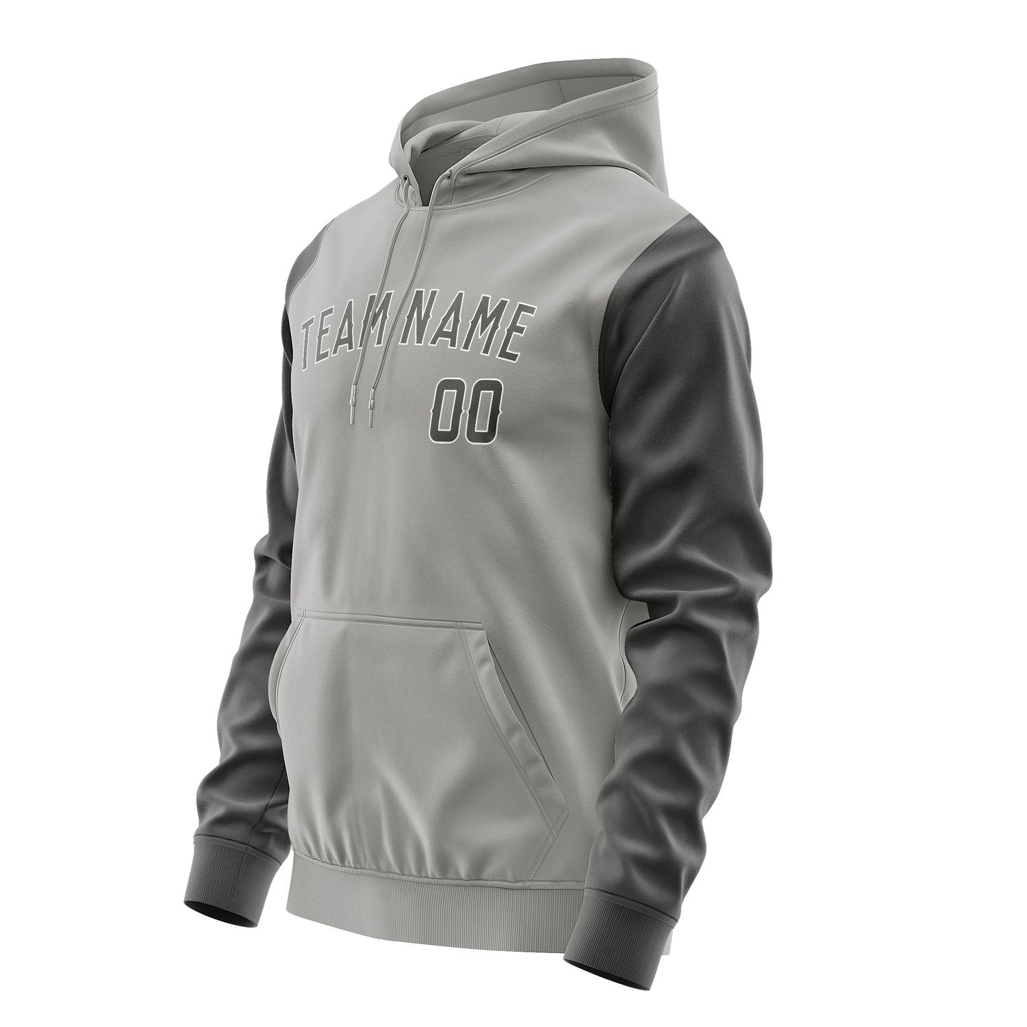 Custom Gray Dark Grey Hoodie 0404202004B31820