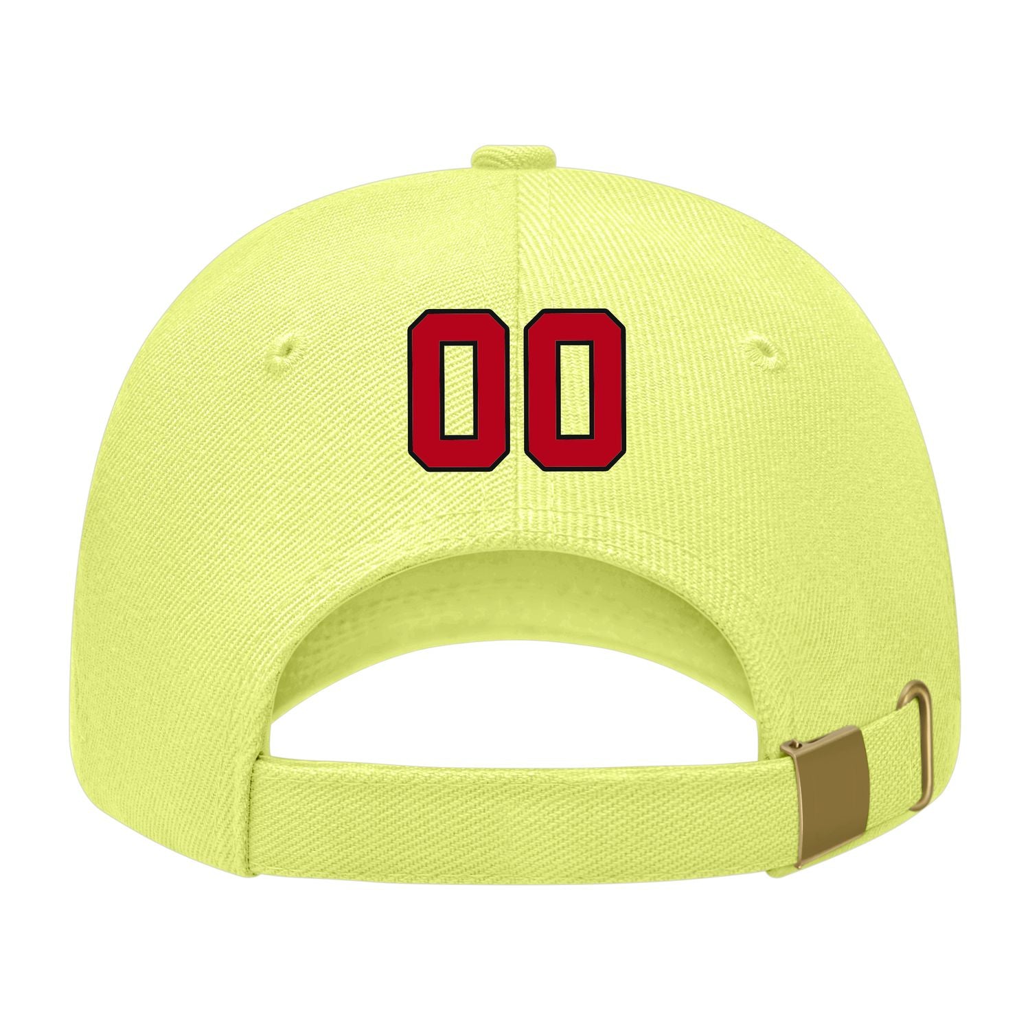 Custom Light Green Crimson Red Hat 04B21714