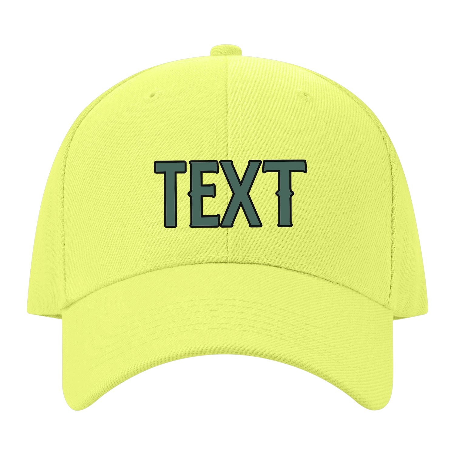 Custom Light Green Slate Gray Hat 04B21727