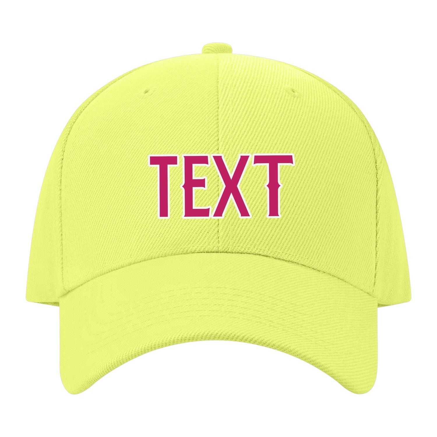 Custom Light Green Light Pink Hat 04B21813