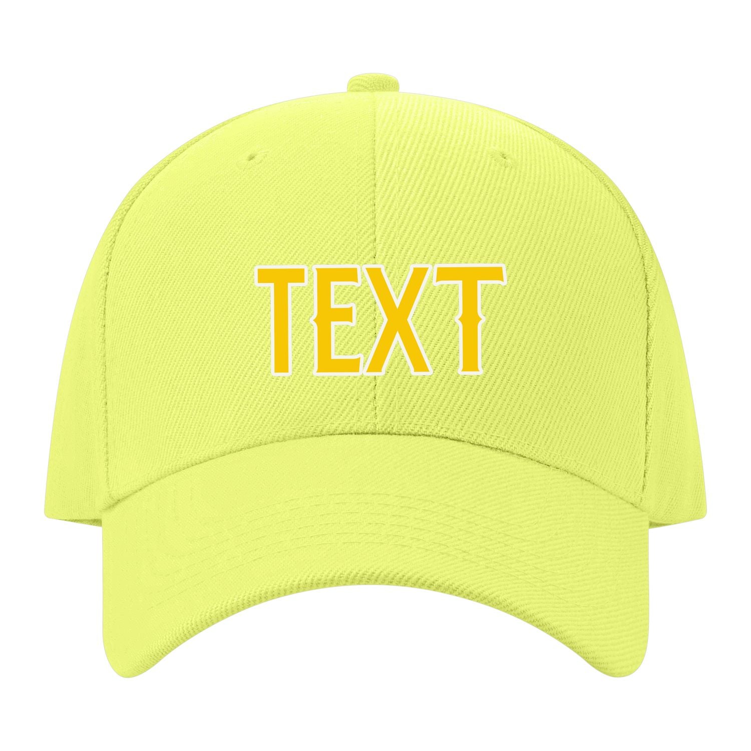 Custom Light Green Peach Powder Hat 04B21830