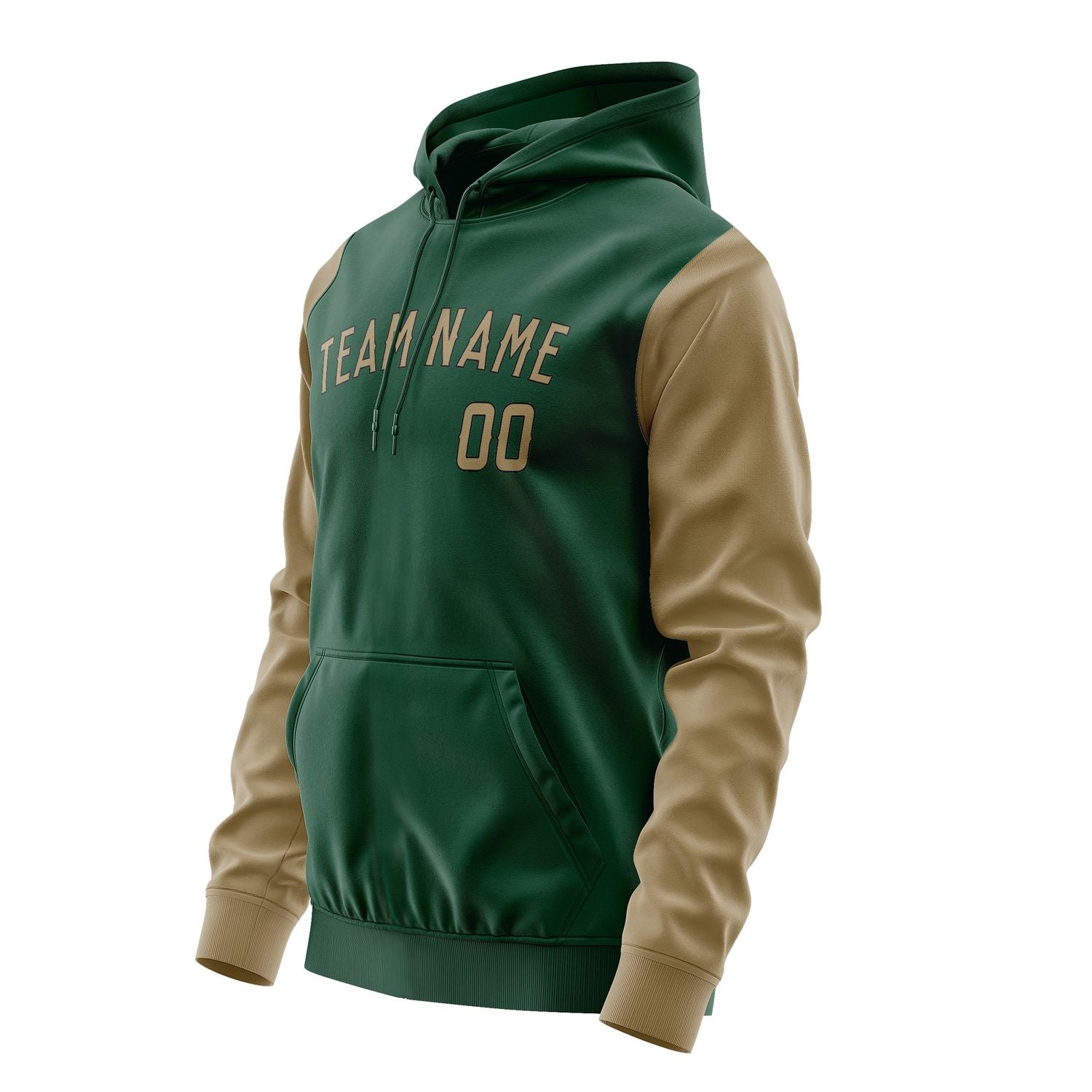 Custom Green Light Khaki Hoodie 0505252505B31725