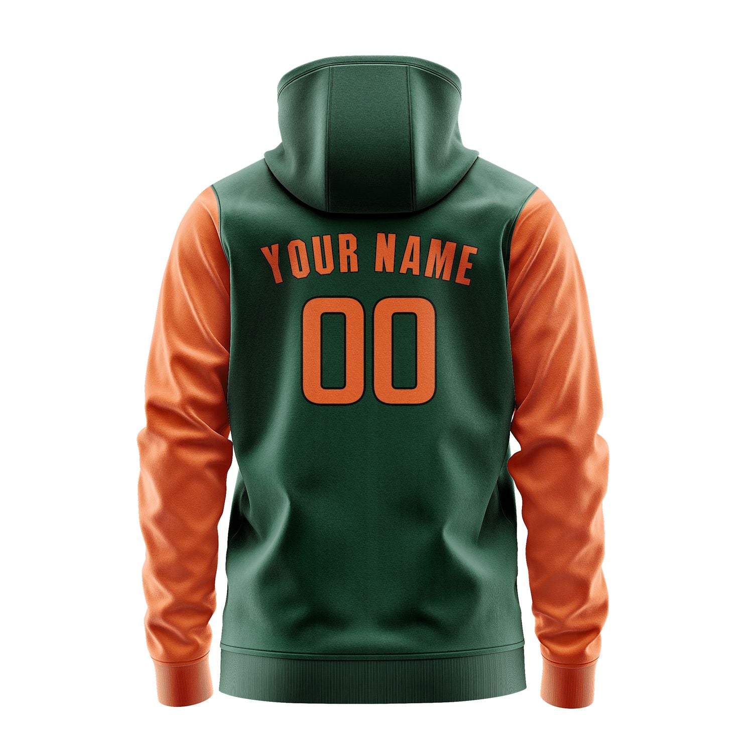 Custom Green Orange Hoodie 0505282805B31728