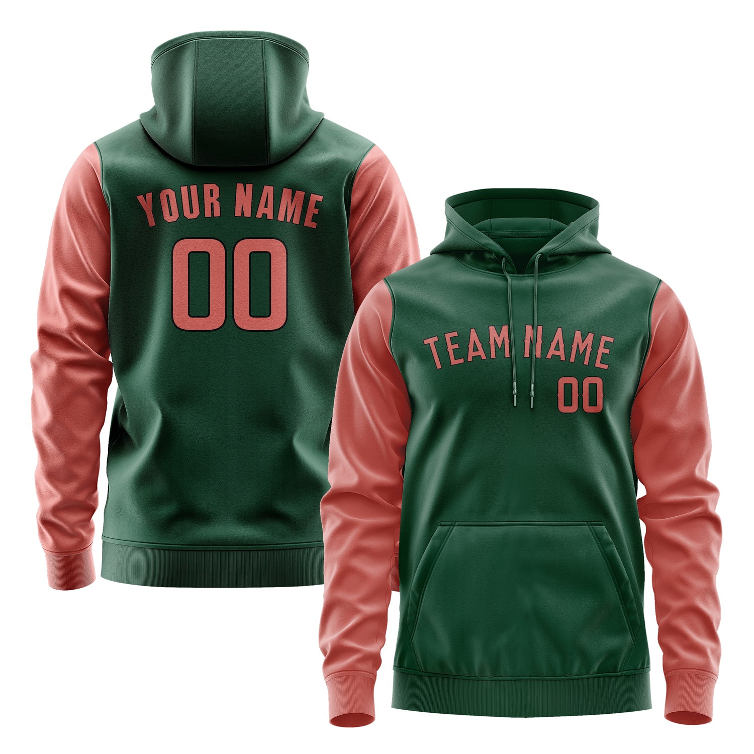 Custom Green Copper Rose Hoodie 0505292905B31729