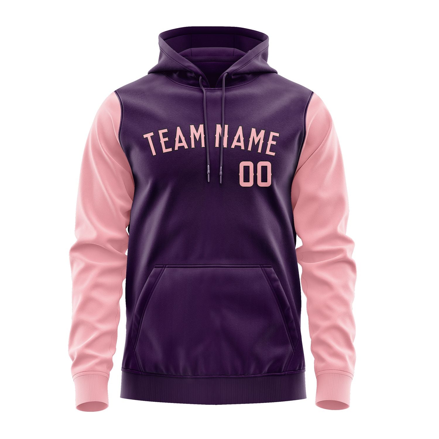 Custom Purple Light Pink Hoodie 0707212107B31721