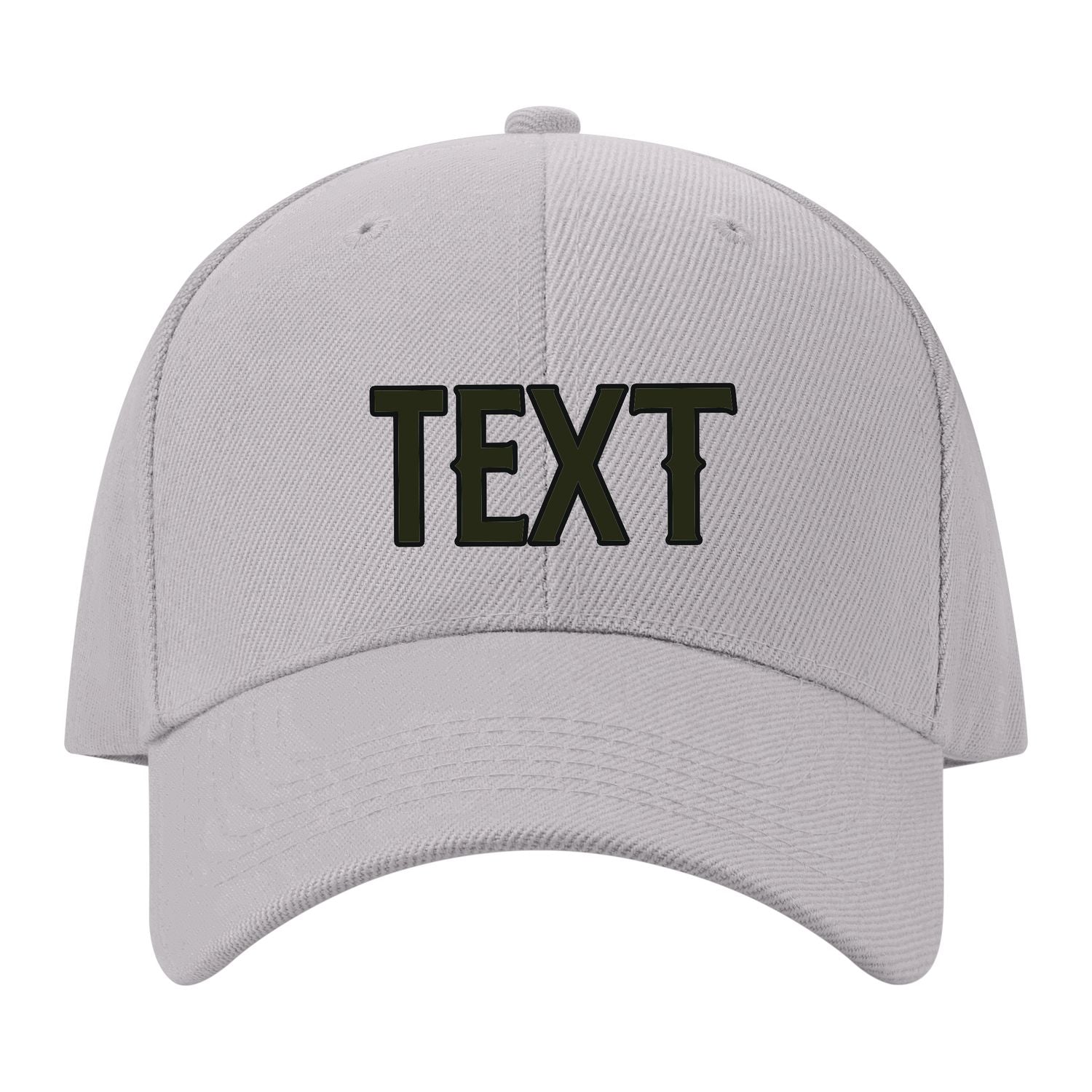Custom Gray White Hat 07B21702