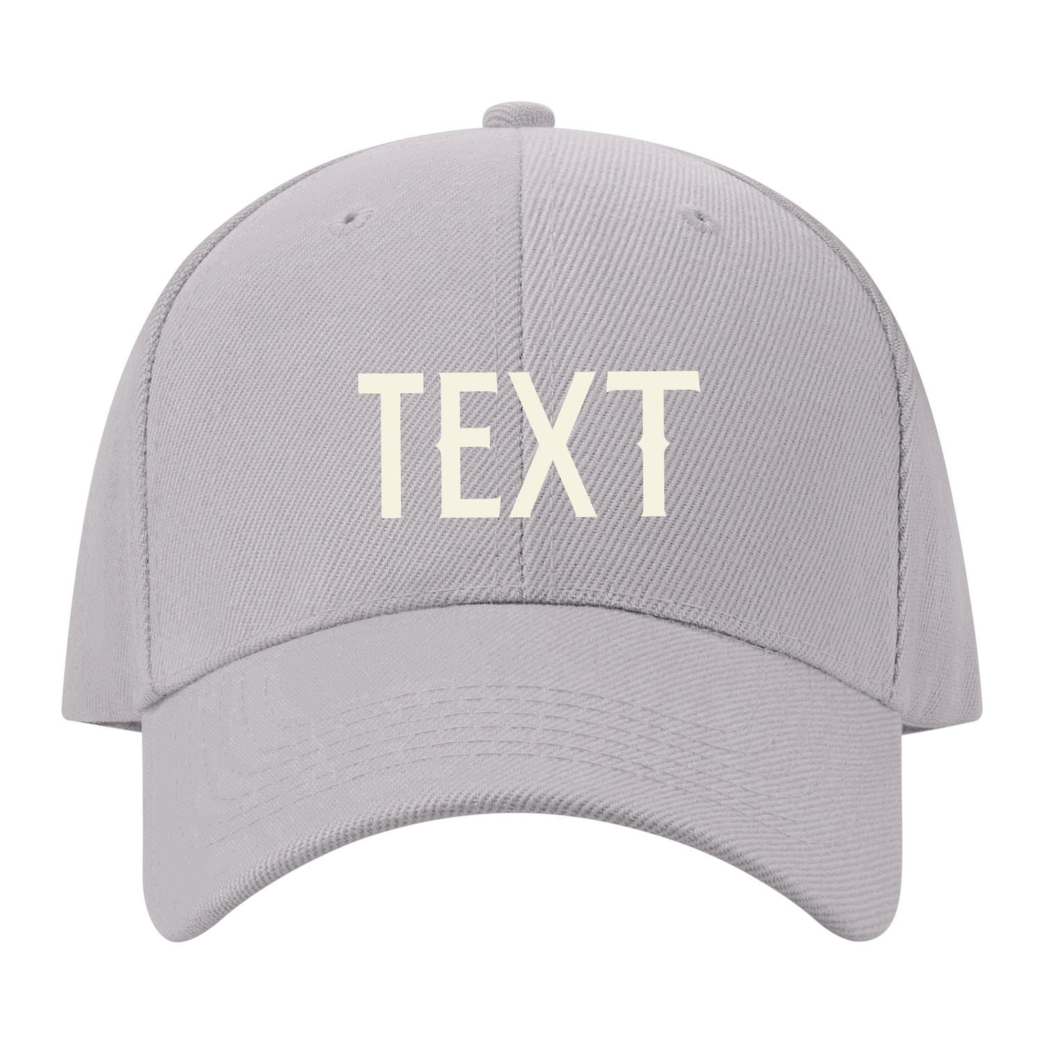 Custom Gray Light Purple Hat 07B21803