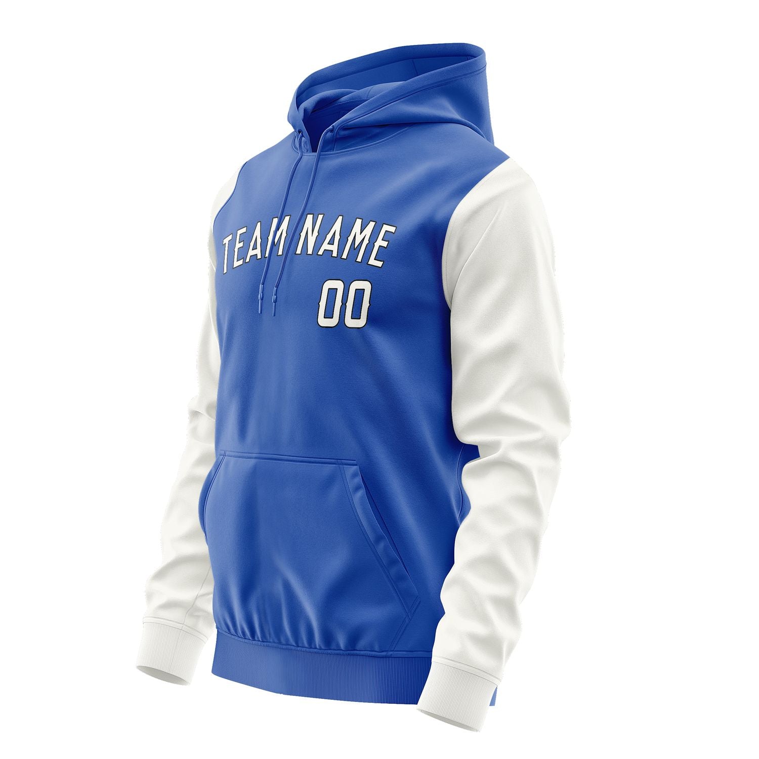 Custom Sky Blue White Hoodie 0909181809B31718