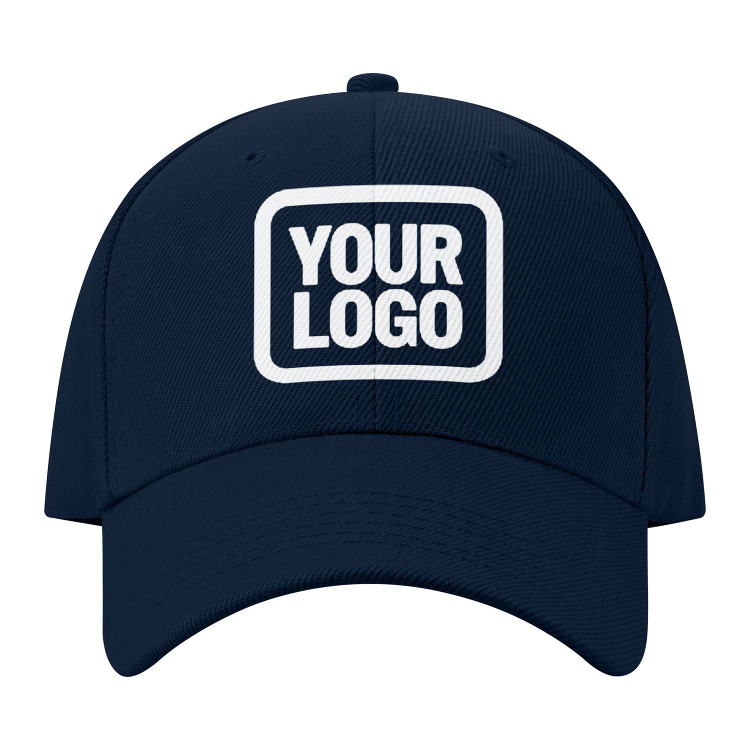 Custom Navy Pale Ice Blue Hat 09B118