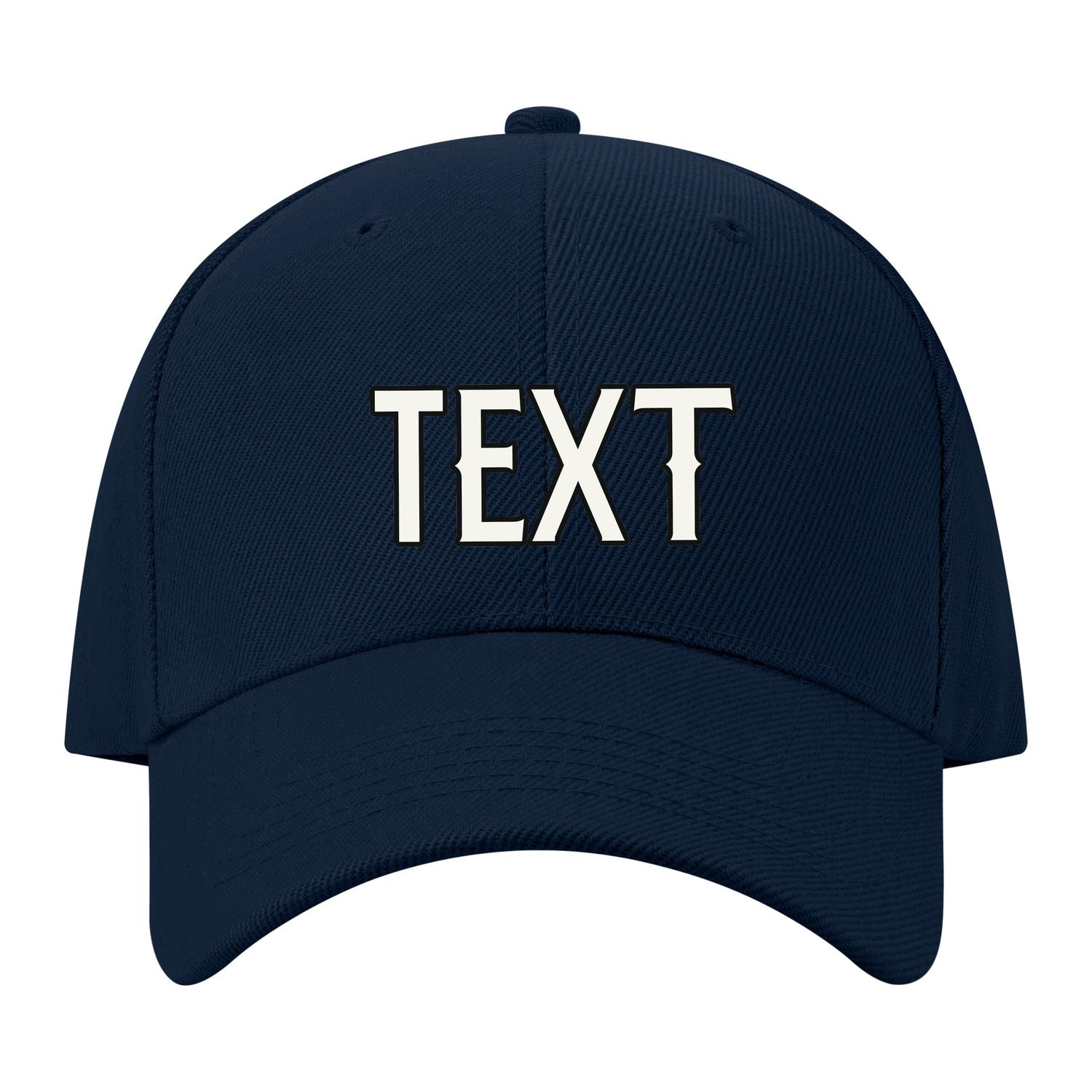 Custom Navy Pale Ice Blue Hat 09B21718
