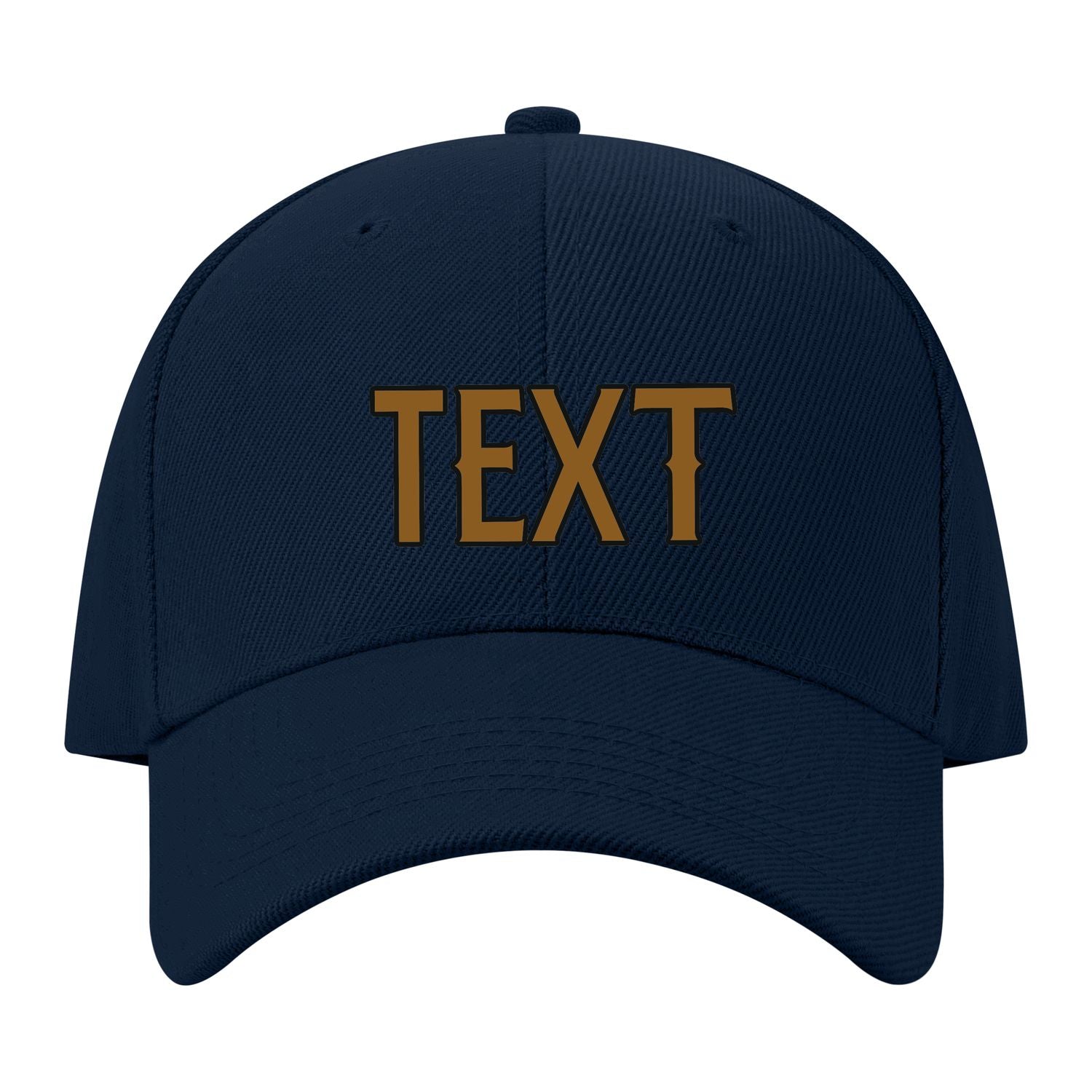 Custom Navy Dark Green Hat 09B21722