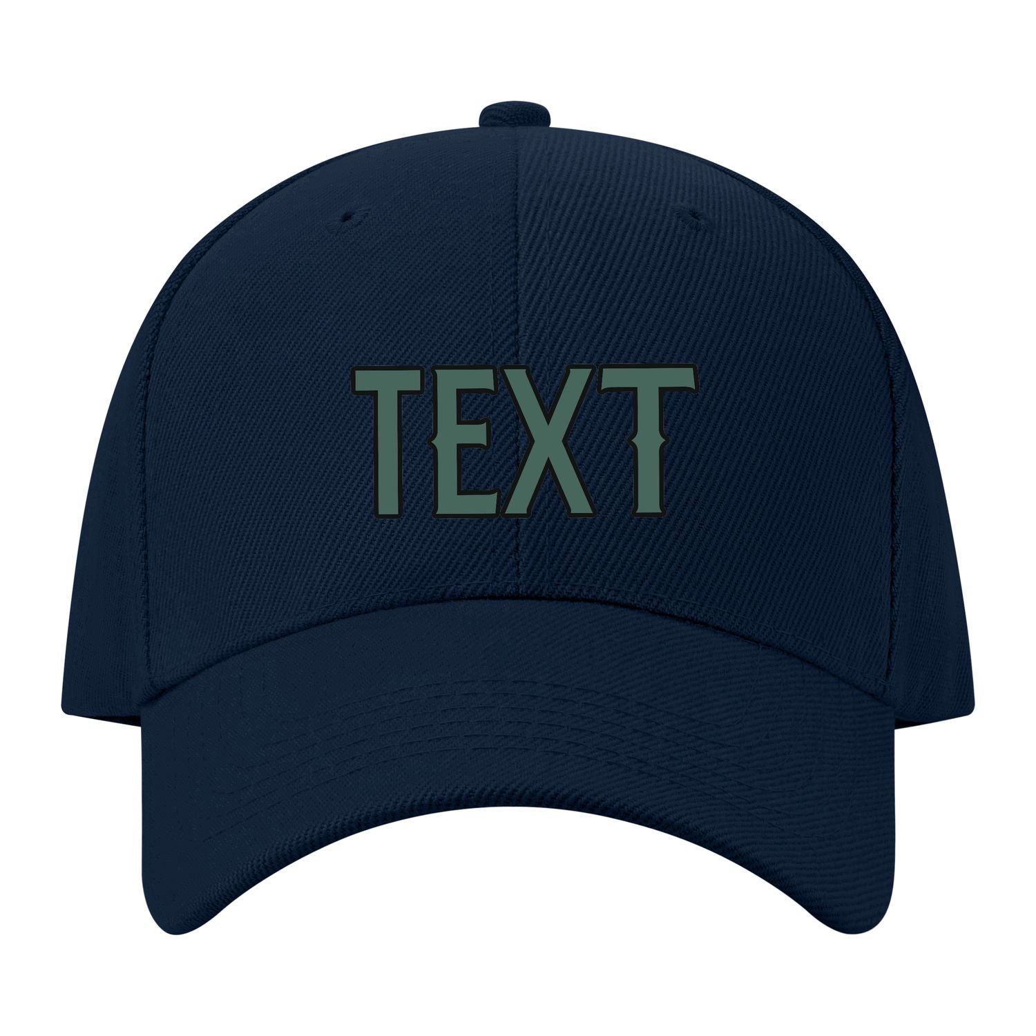 Custom Navy Slate Gray Hat 09B21727