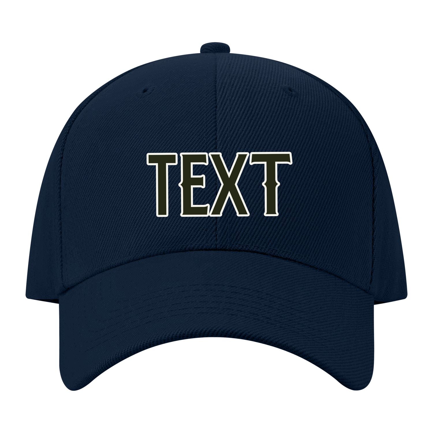 Custom Navy White Hat 09B21802