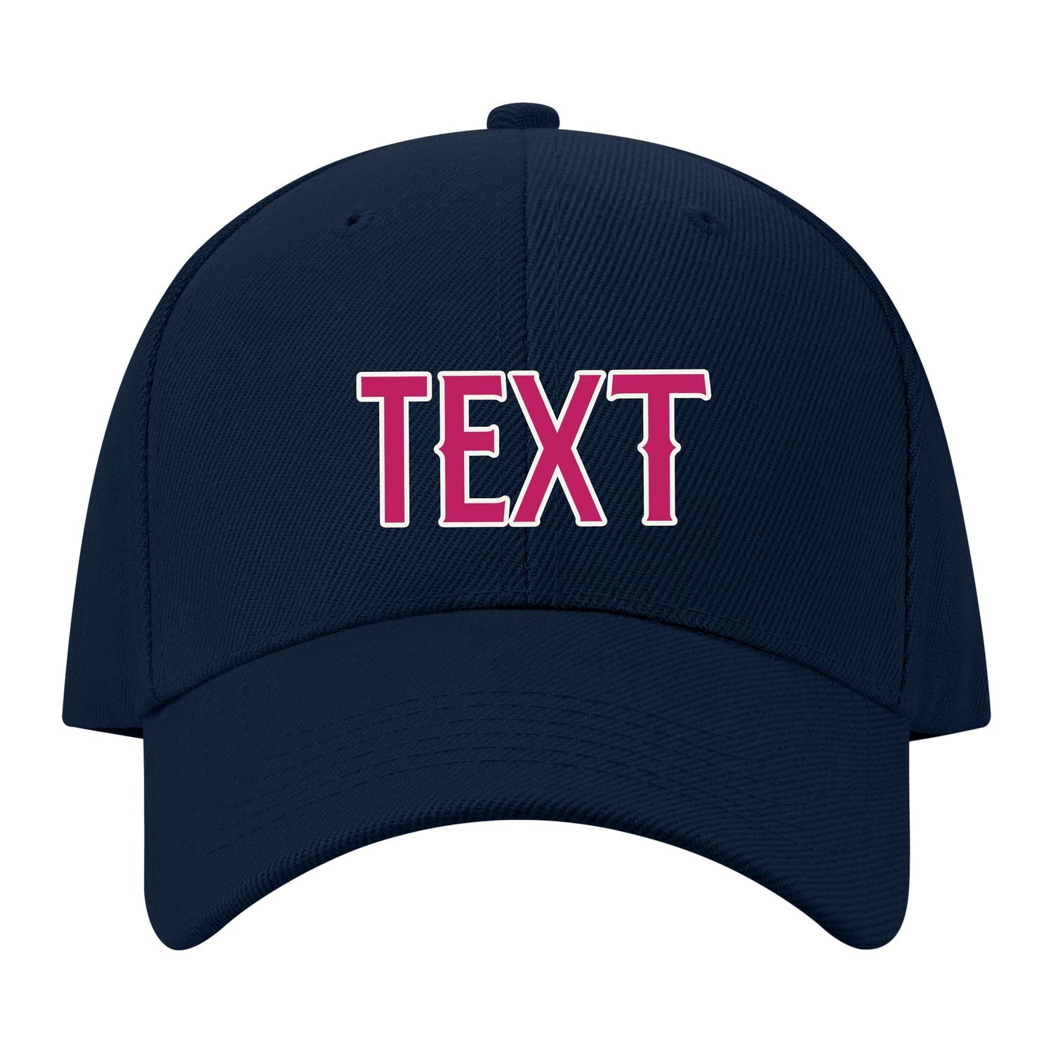 Custom Navy Light Pink Hat 09B21813