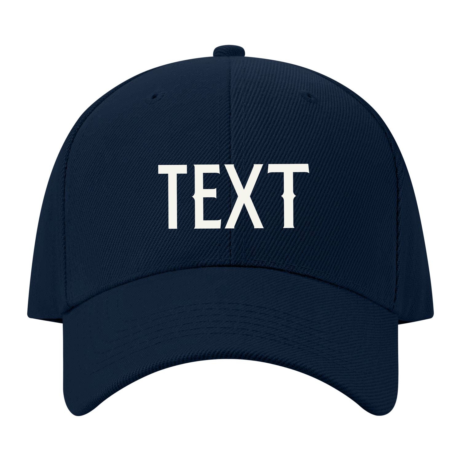 Custom Navy Pale Ice Blue Hat 09B21818