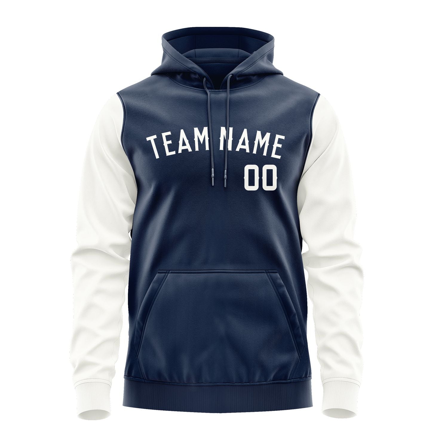 Custom Blue White Hoodie 1010181810B31818