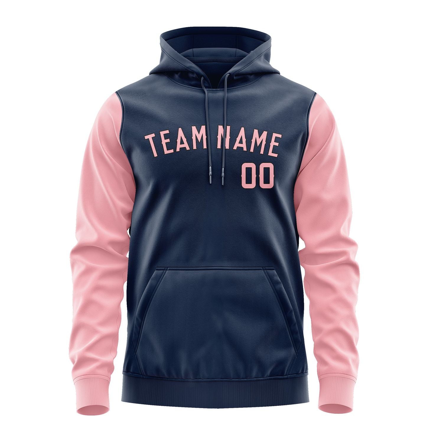 Custom Blue Light Pink Hoodie 1010212110B31721