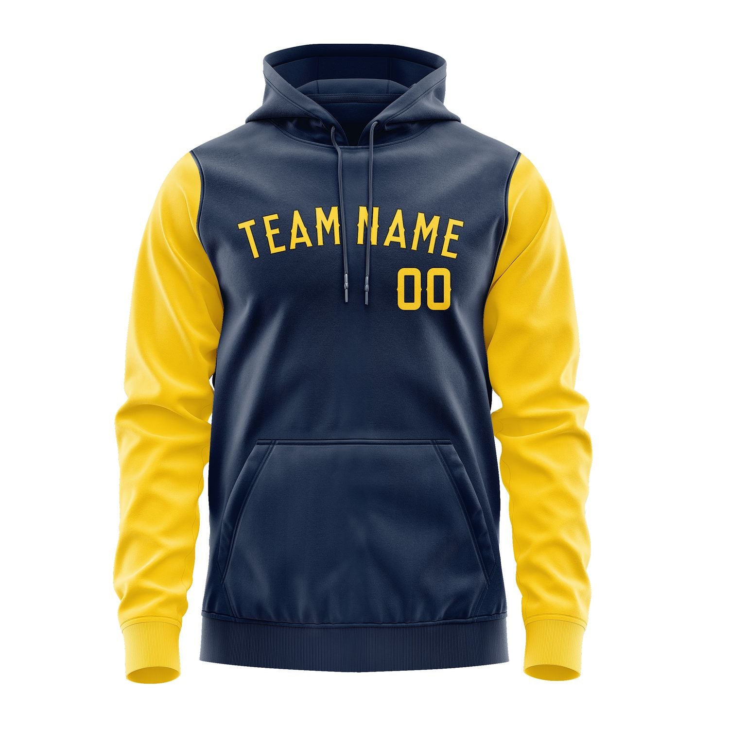 Custom Blue Gold Hoodie 1010303010B31730