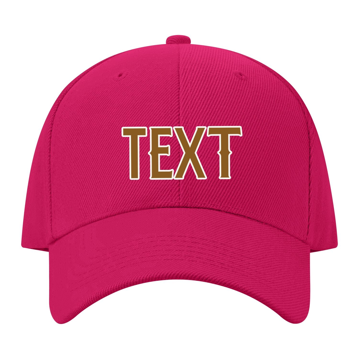 Custom Pink Dark Green Hat 10B21822