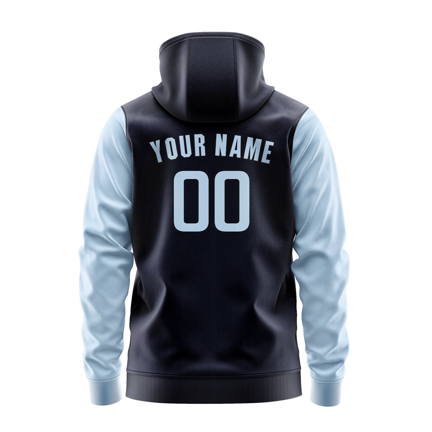 Custom Navy Light Blue Hoodie 1111080811B31708