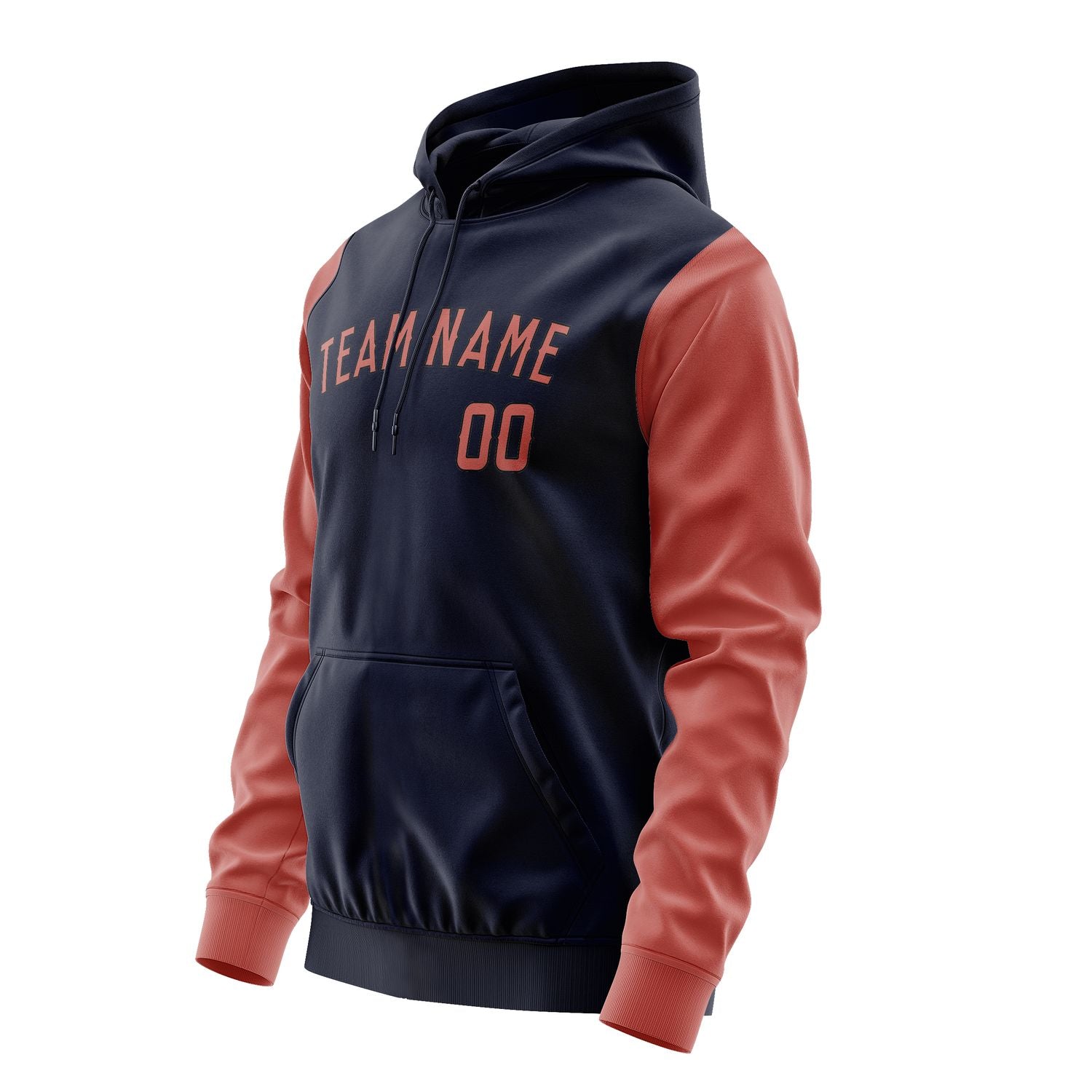 Custom Navy Copper Rose Hoodie 1111292911B31729