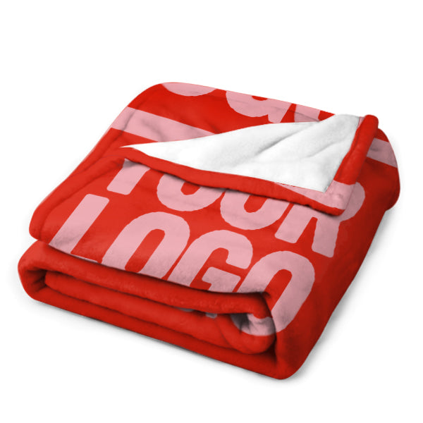 Custom Orange-Red Pink Blanket