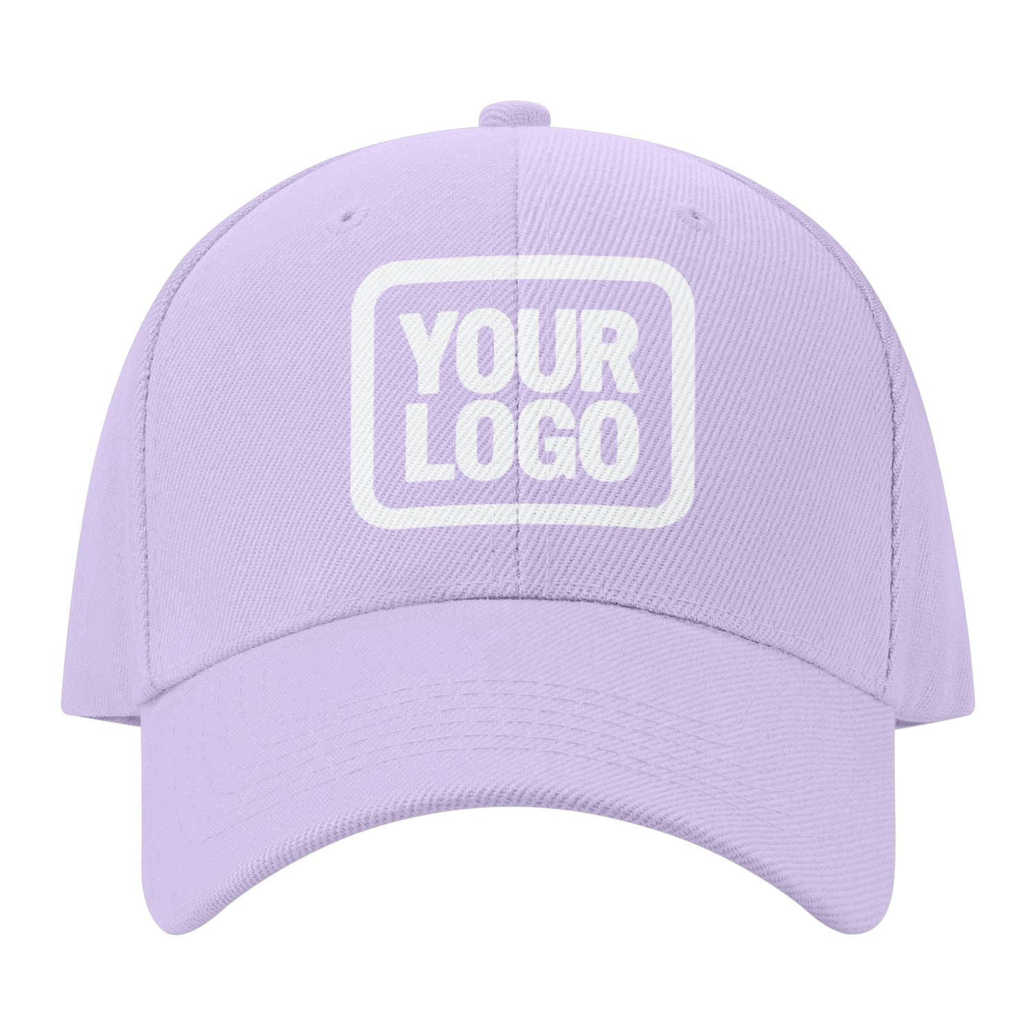 Custom Lavender Gray Pale Ice Blue Hat 12B118