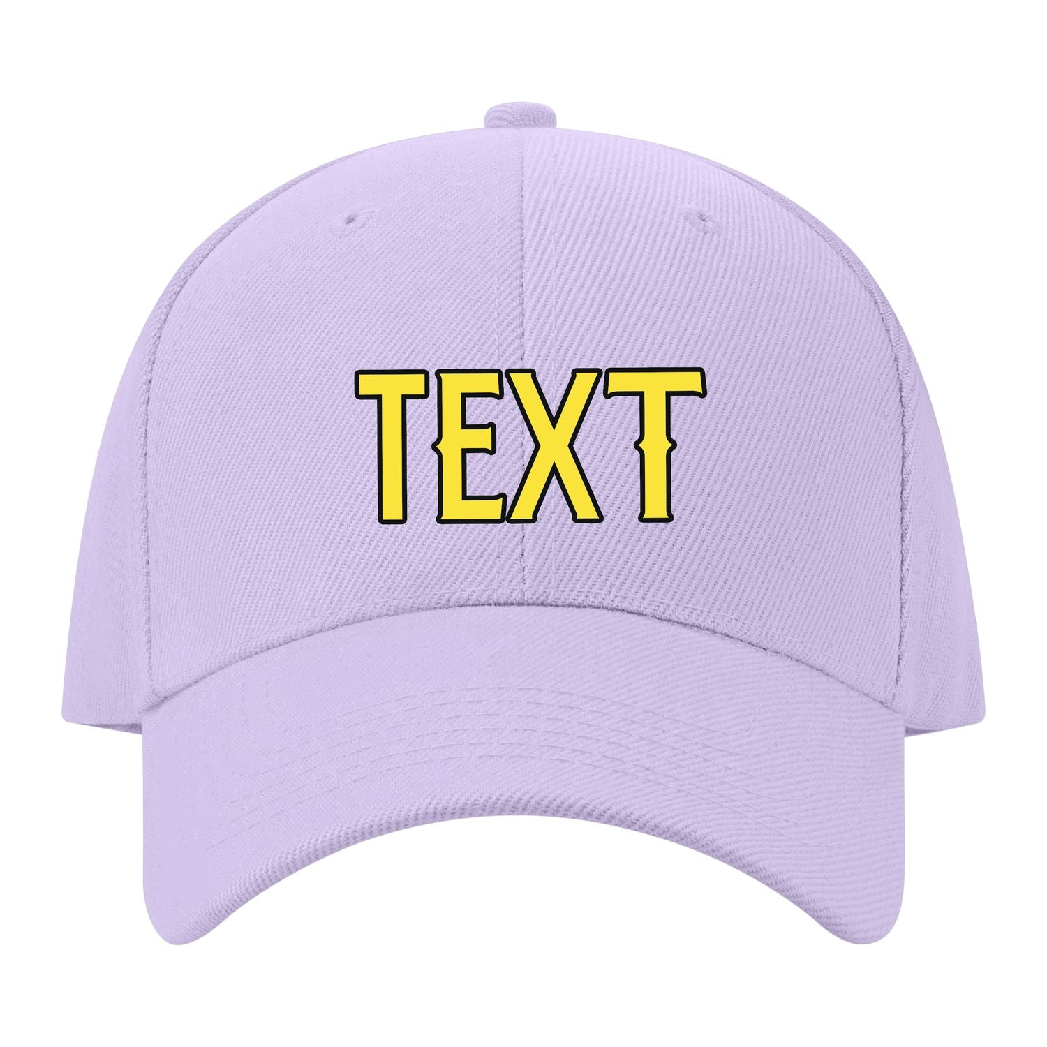 Custom Lavender Gray Light Coral Red Hat 12B21726