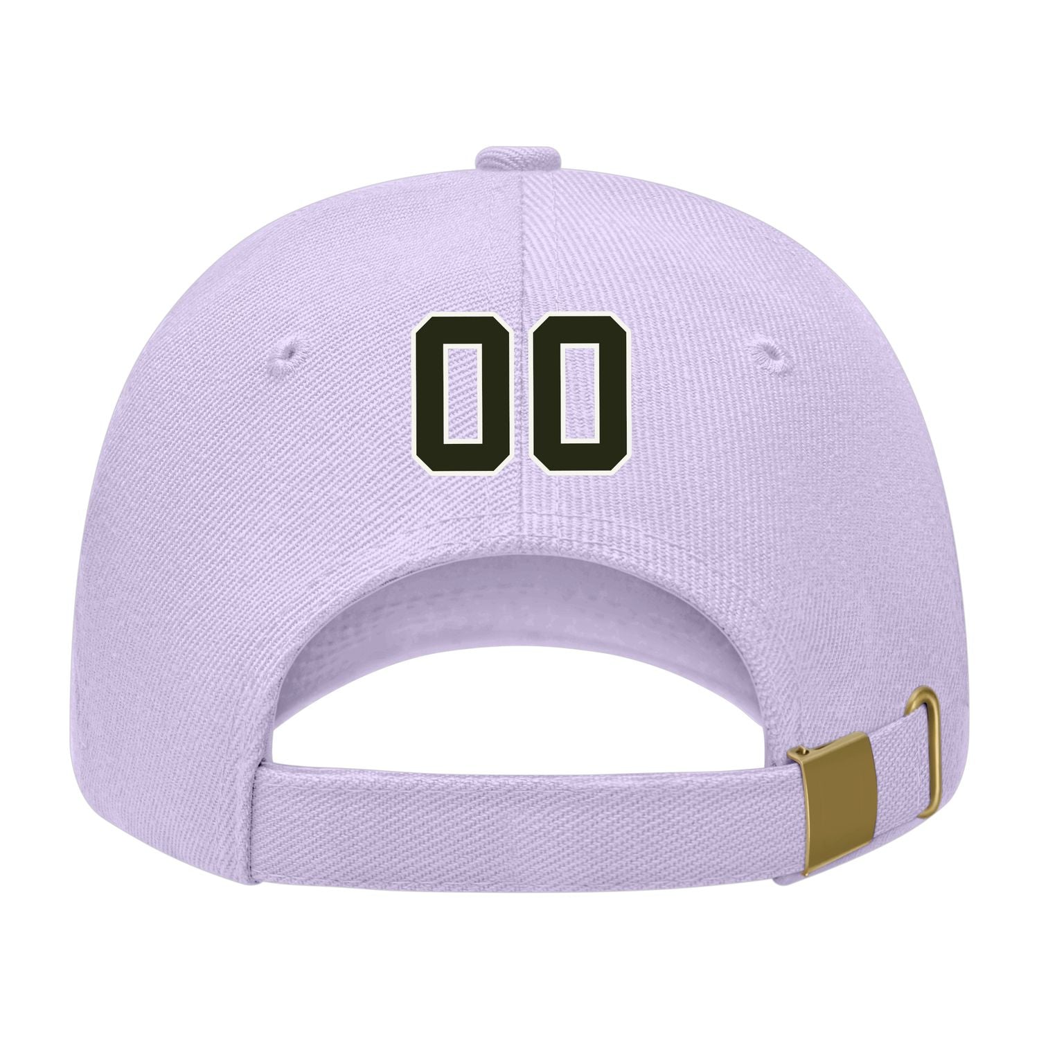 Custom Lavender Gray White Hat 12B21802