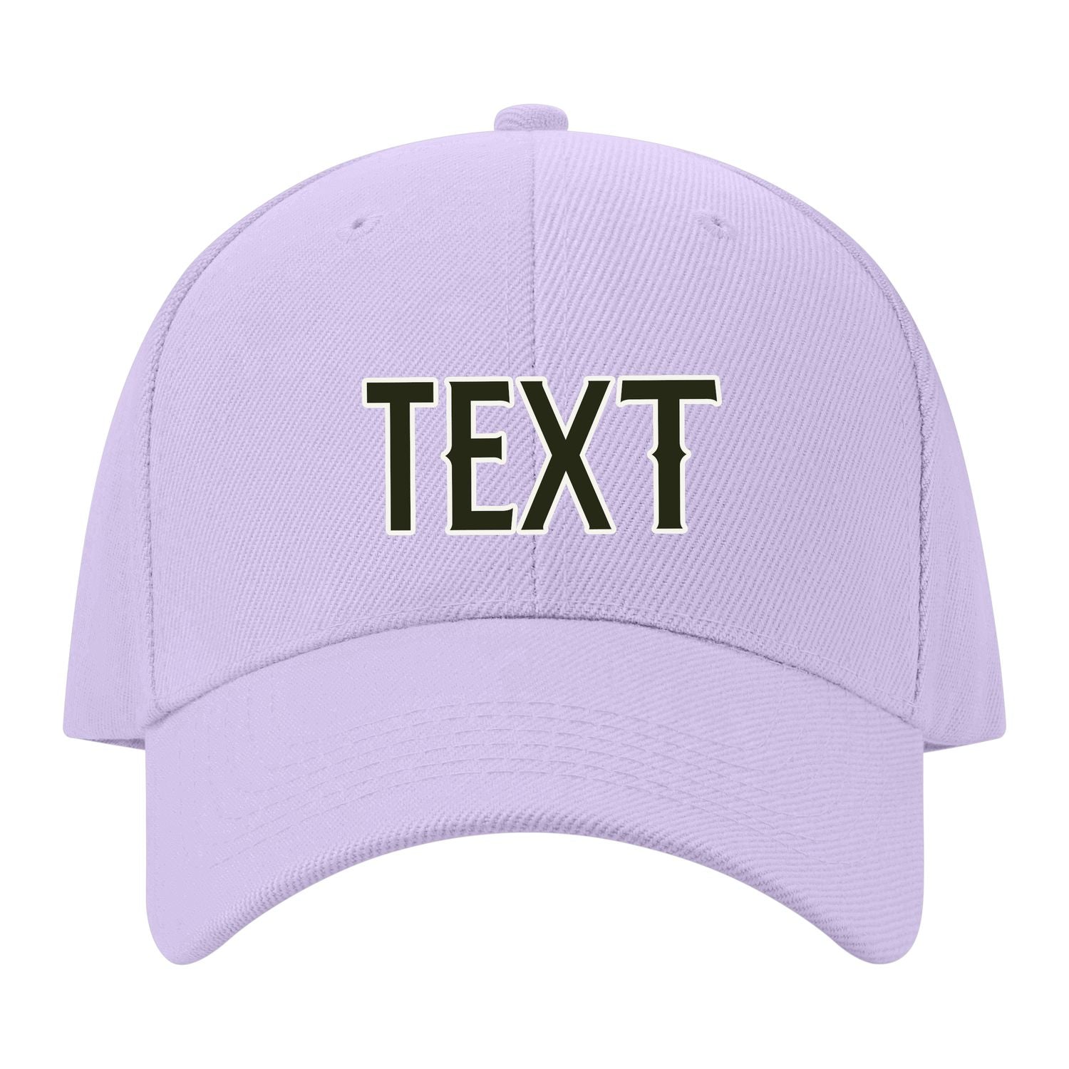 Custom Lavender Gray White Hat 12B21802