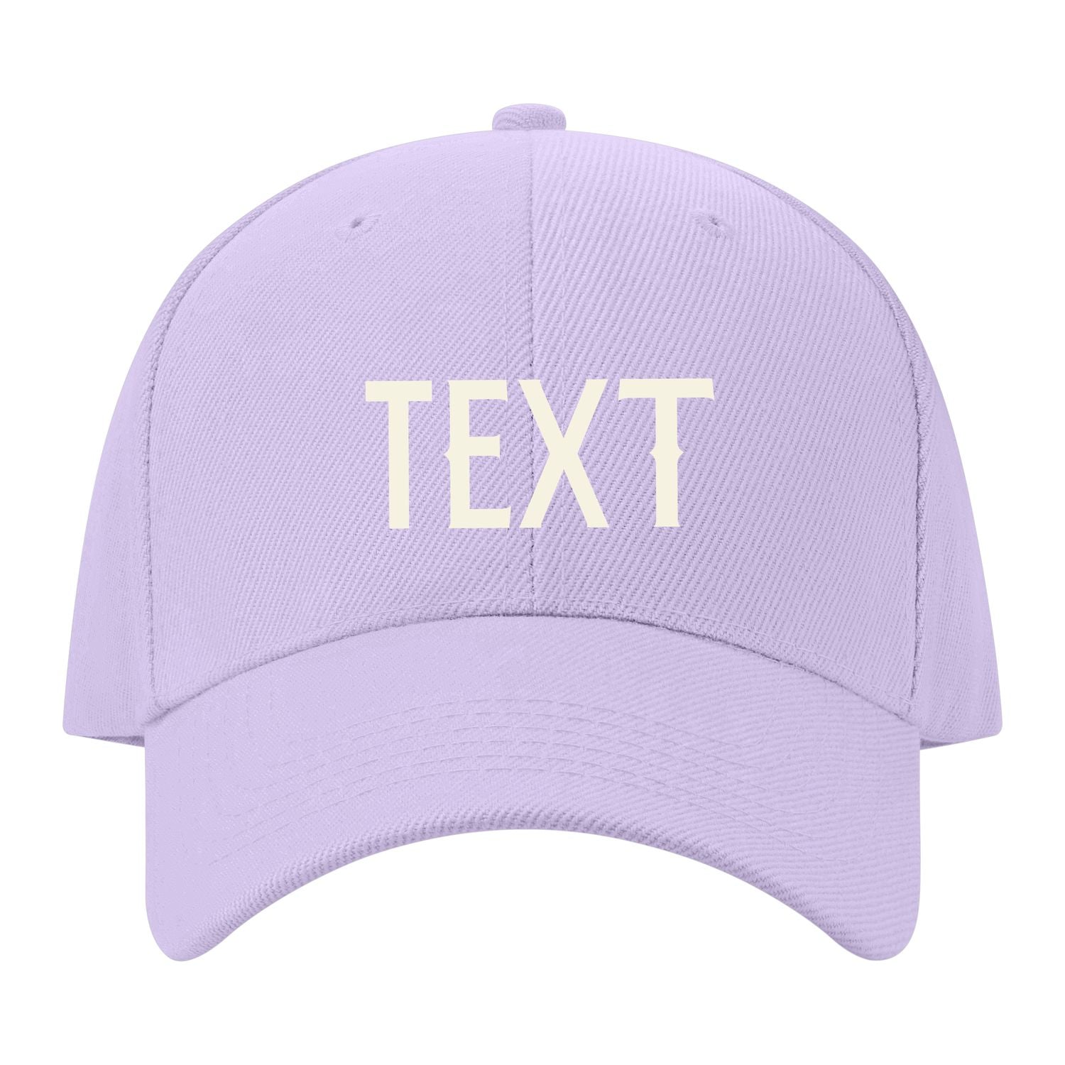 Custom Lavender Gray Light Purple Hat 12B21803