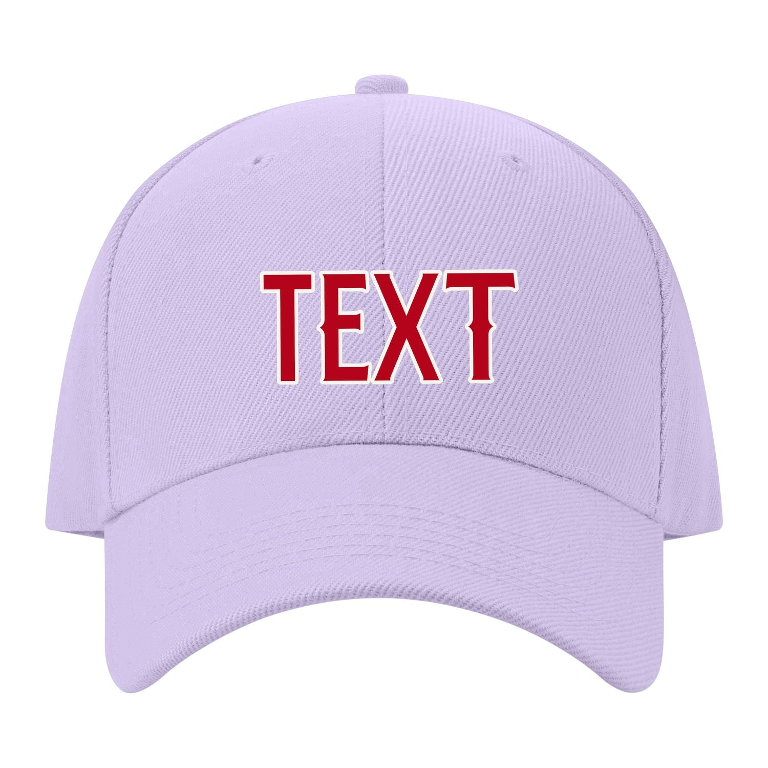 Custom Lavender Gray Crimson Red Hat 12B21814