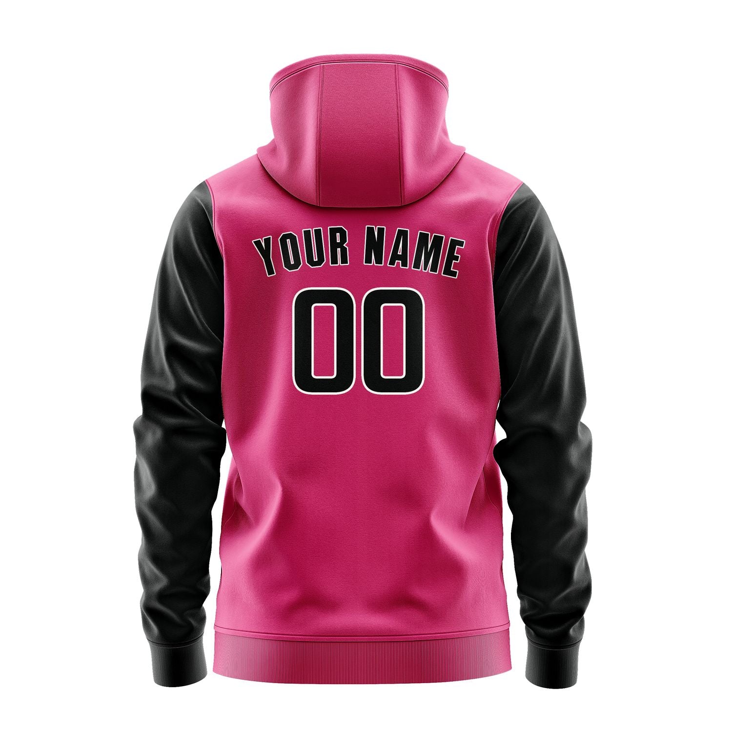 Custom Pink Black Hoodie 1313171713B31817
