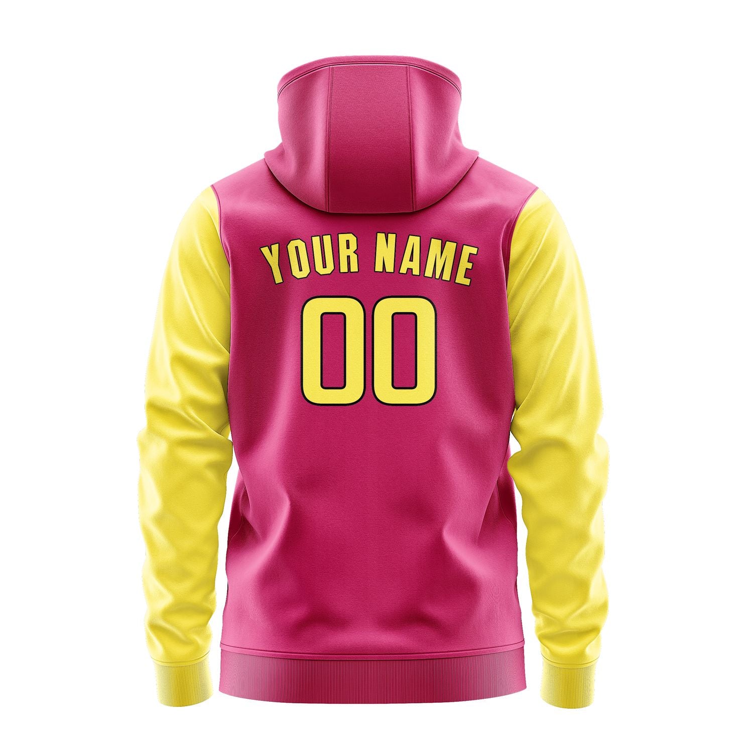 Custom Pink Light Yellow Hoodie 1313262613B31726
