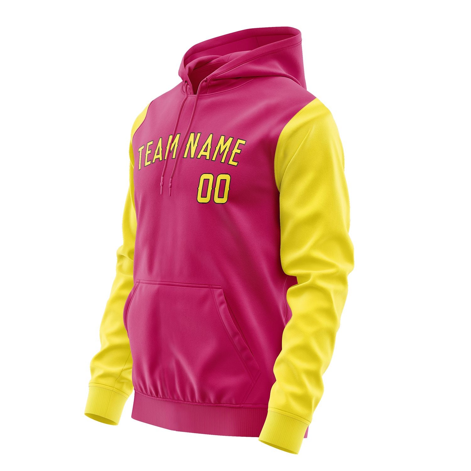 Custom Pink Light Yellow Hoodie 1313262613B31726
