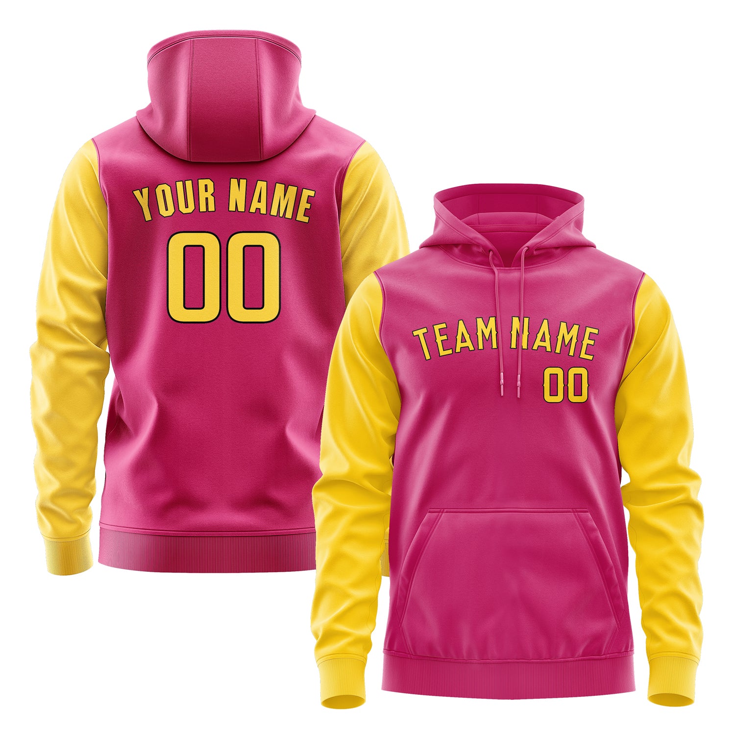 Custom Pink Gold Hoodie 1313303013B31730